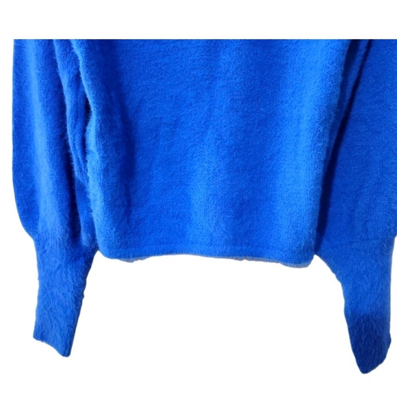Vibrant Blue Crew Neck Sweater - Picture 8 of 8